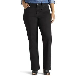 Monroe and Maine Women's Stretch Black Bootleg Stylish Jeans size 16...(B1)